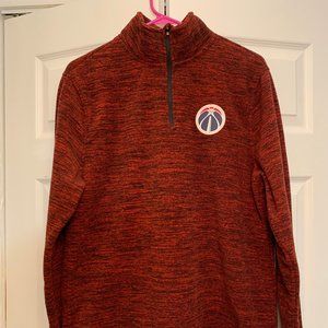 ZIp-up crew sports crew neck